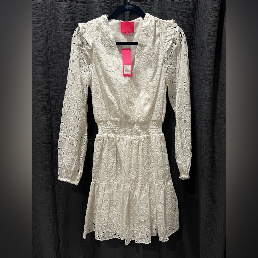 ✨Host Pick ✨ Lilly Pulitzer White Taviana Dress